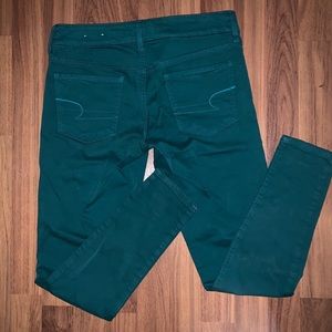 Emerald Green American Eagle Jeans / Jeggings